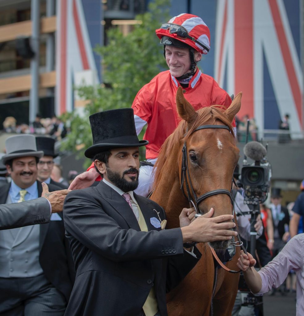 HH Shaikh Nasser dedicates Royal Ascot victory to HM the King