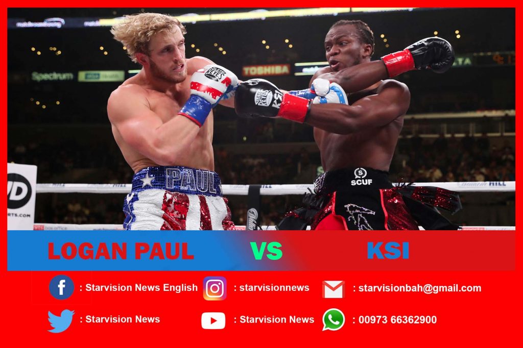 KSI v Logan Paul 2: KSI wins on split decision in Youtubers’ contest