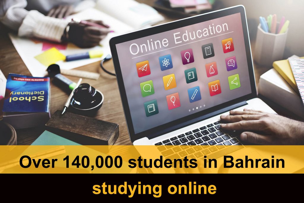 Over 140,000 students in Bahrain studying online