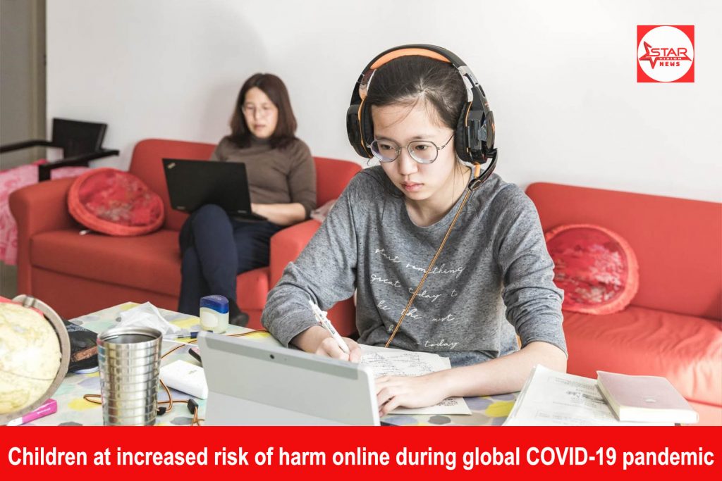 Children at increased risk of harm online during global COVID-19 pandemic