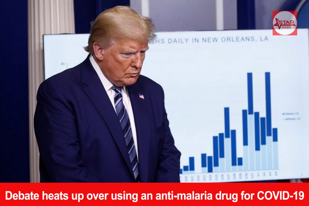 Debate heats up over using an anti-malaria drug for COVID-19