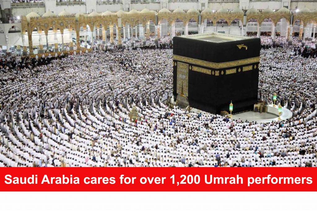 Saudi Arabia cares for over 1,200 Umrah performers