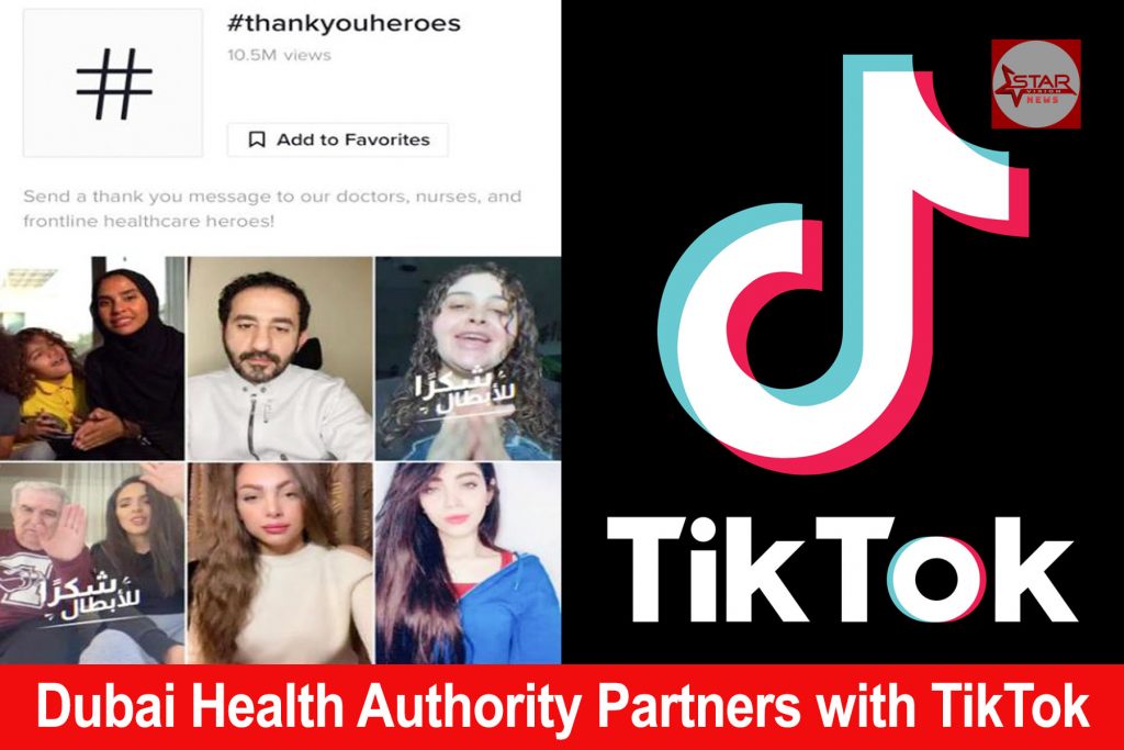 Dubai Health Authority Partners with TikTok to launch #ThankYouHeroes Challenge