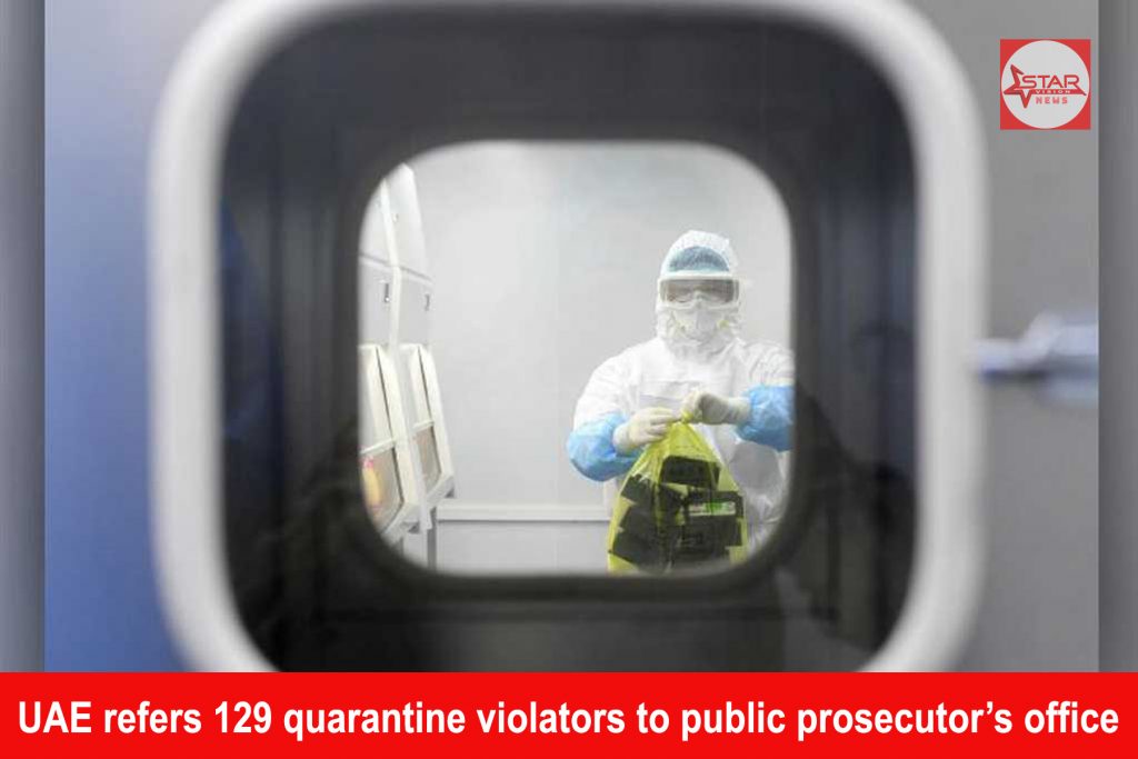 UAE refers 129 quarantine violators to public prosecutor’s office