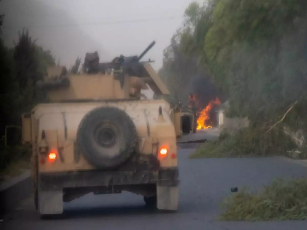 US launches air strikes in aid of embattled Afghan forces
