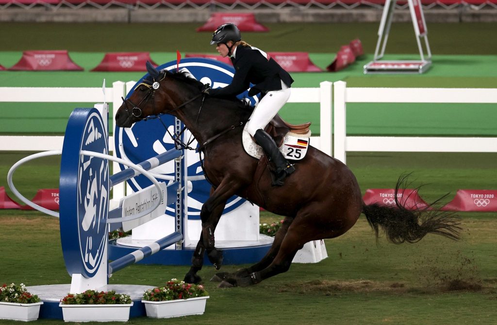 Germany’s modern pentathlon coach kicked out of Olympics for punching a horse