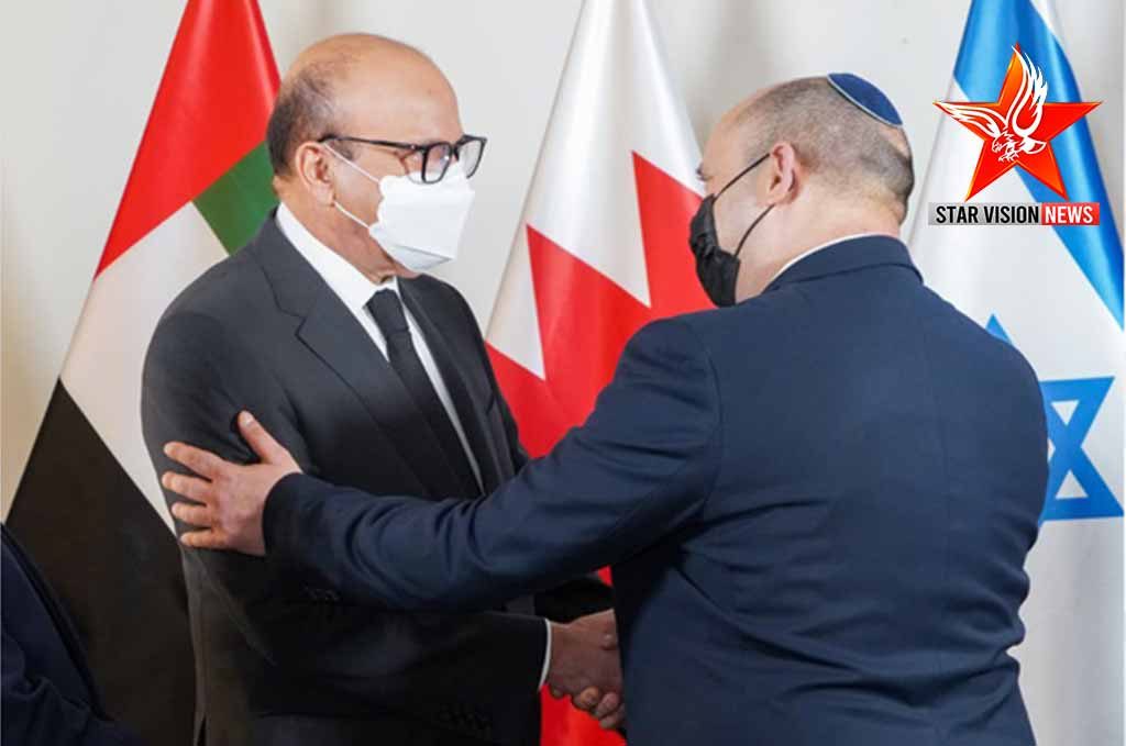 Israeli PM receives Bahraini FM, UAE Minister of State at Ministry of Foreign Affairs