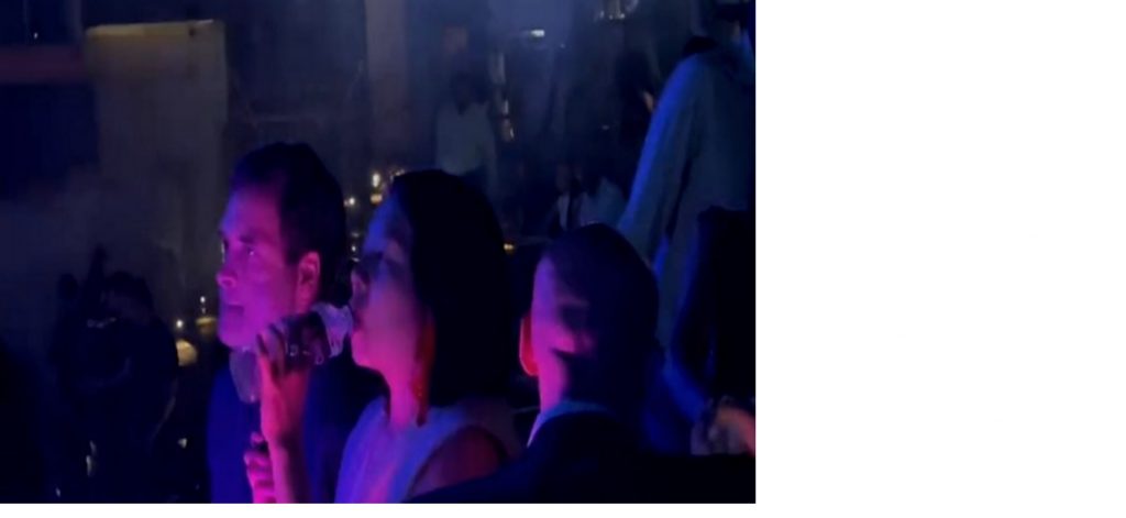 Rahul Gandhi’s nightclub  vidgeo gone viral