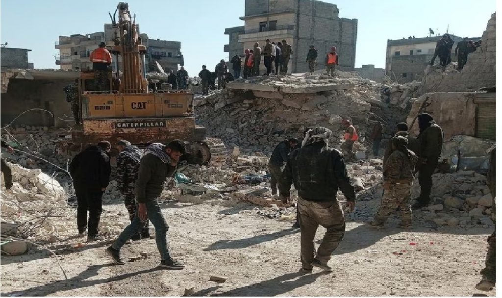 Thirteen killed after building collapses in Syria’s Aleppo, state media report